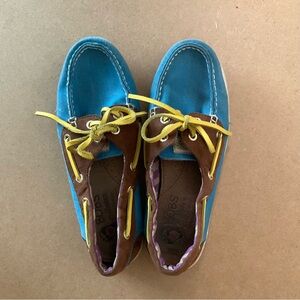 Bobs by Skechers Women’s Boat Shoes Turquoise 6.5